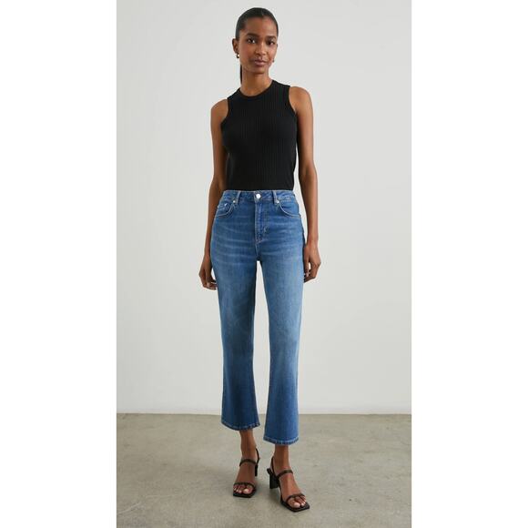 Rails Sunset crop slim flare Tidal Wave - Picture 2 of 4